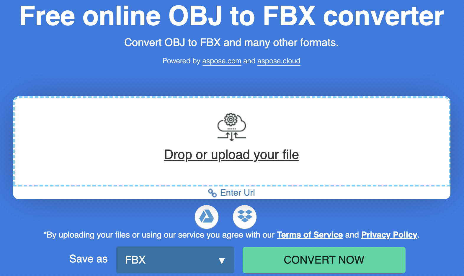 obj to fbx online converter