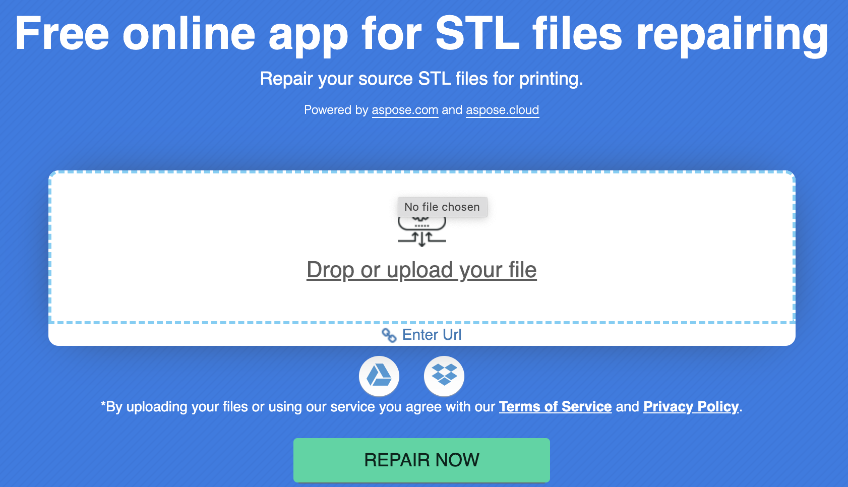 Repair STL File Online