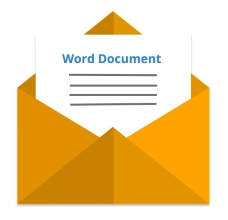 إرسال مستند Word في نص البريد الإلكتروني باستخدام C ++