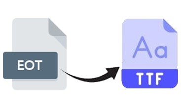 تحويل EOT إلى TTF باستخدام C#.