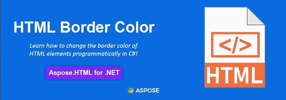 تغيير لون حدود HTML في C# | تغيير لون الحدود CSS