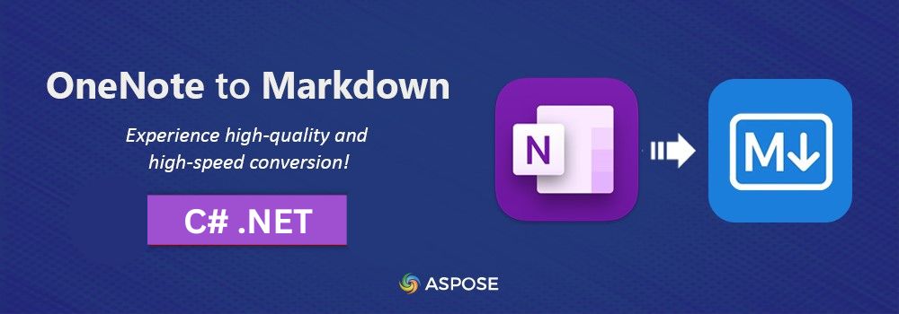 تحويل OneNote إلى Markdown في C#