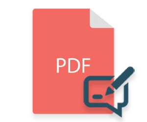 إضافة أو إزالة التعليق التوضيحي في PDF