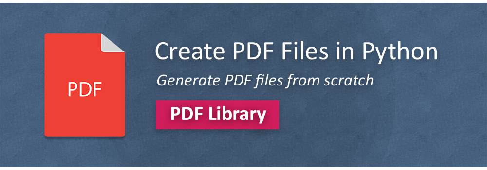 قم بإنشاء ملف PDF باستخدام Python