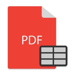 إنشاء جدول في ملفات PDF بجافا