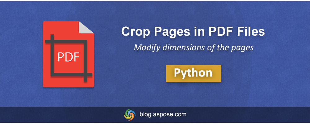 قص صفحات PDF في Python
