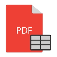 استخراج البيانات من الجدول في PDF جافا