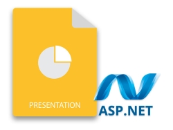 إنشاء عرض تقديمي لـ PowerPoint في ASP.NET