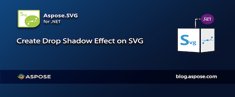 تأثير الظل المسقط SVG C#