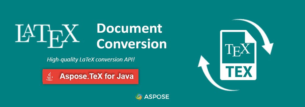 تحويل مستند LaTeX في Java