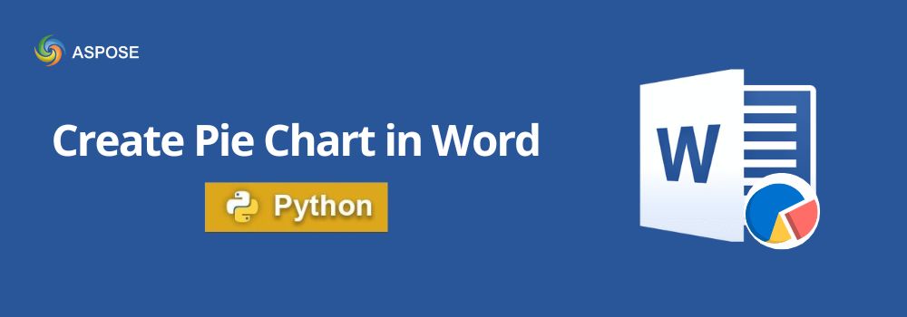 إنشاء مخطط دائري في Word باستخدام Python