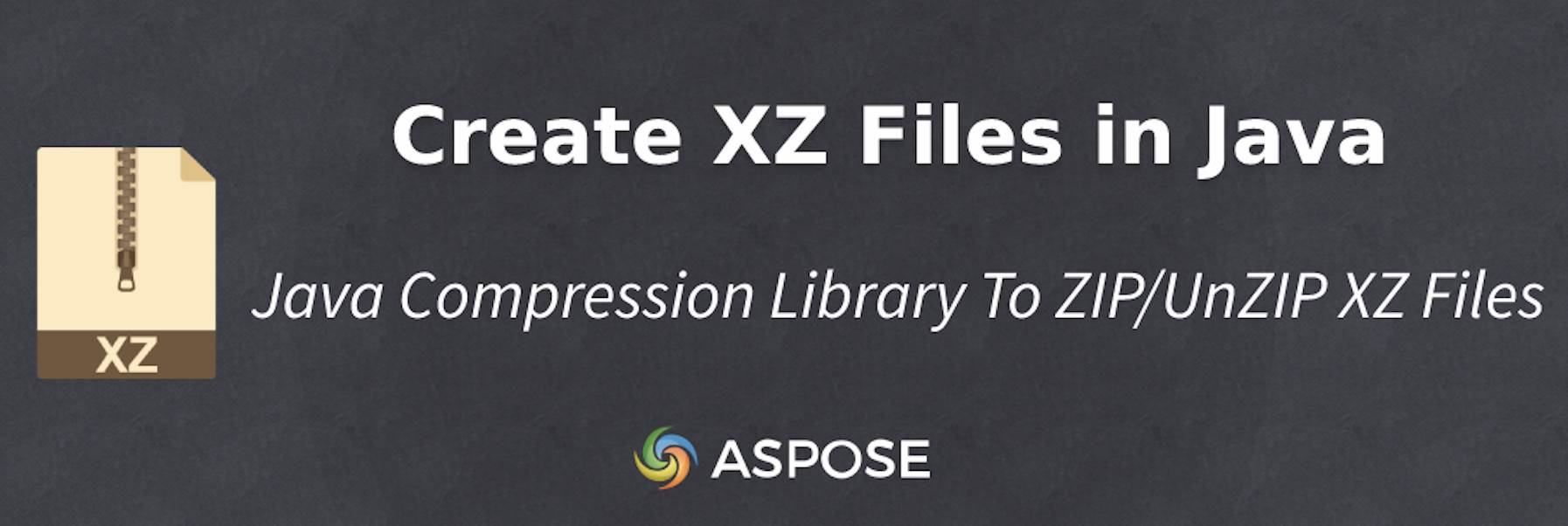 إنشاء ملف Xz في Java برمجيًا