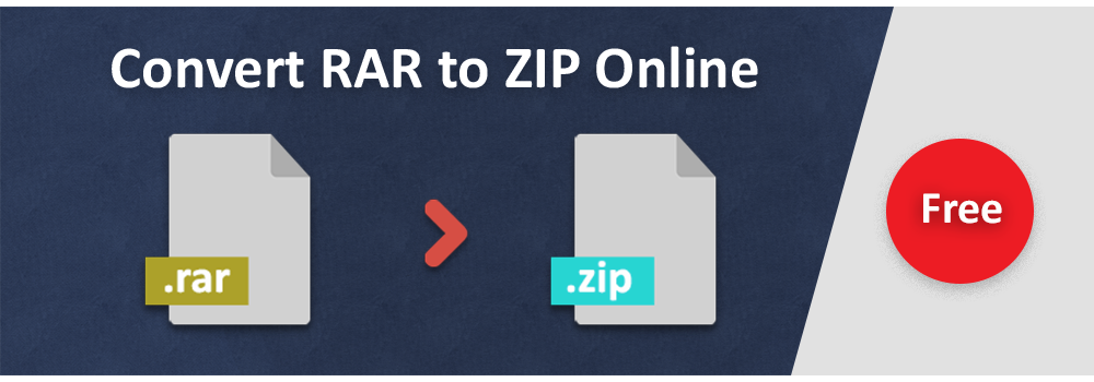 تحويل RAR إلى ZIP على الإنترنت