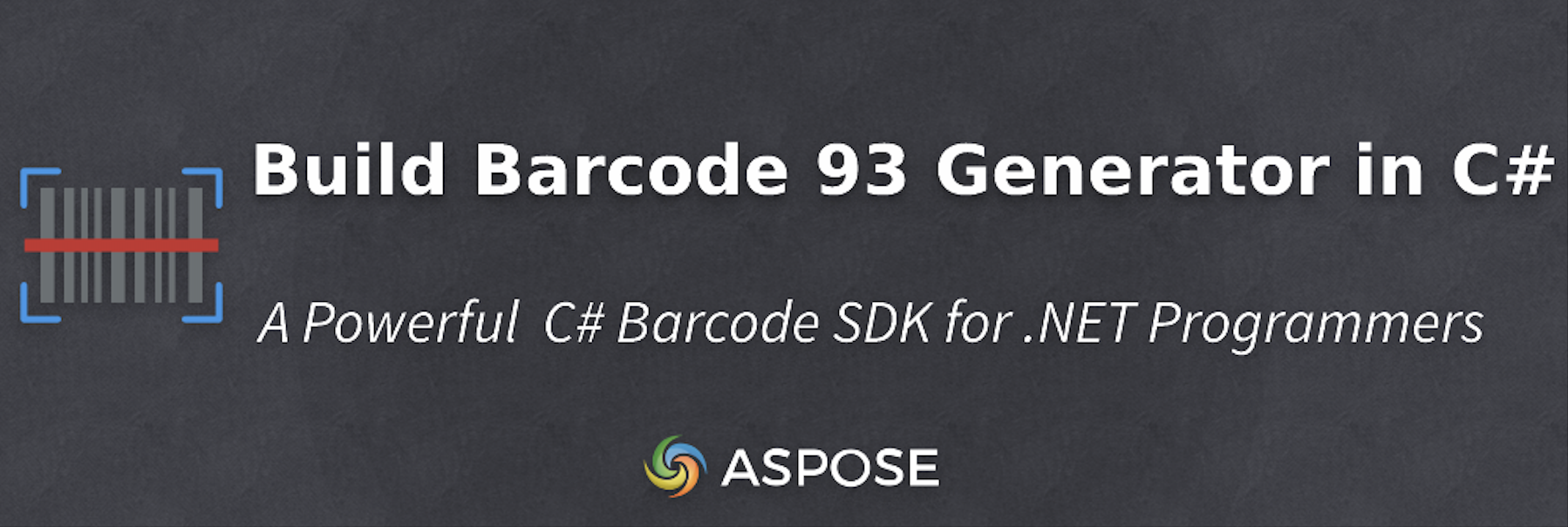 Build Barcode 93 Generator Using C# Barcode Sdk