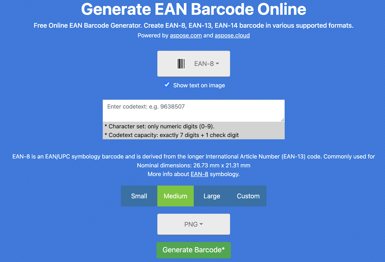 EAN Barcode Generator Free EAN13 Barcode Creator Online