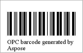 Generate OPC barcode in Java