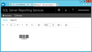 Barcode Generator in SSRS 2016