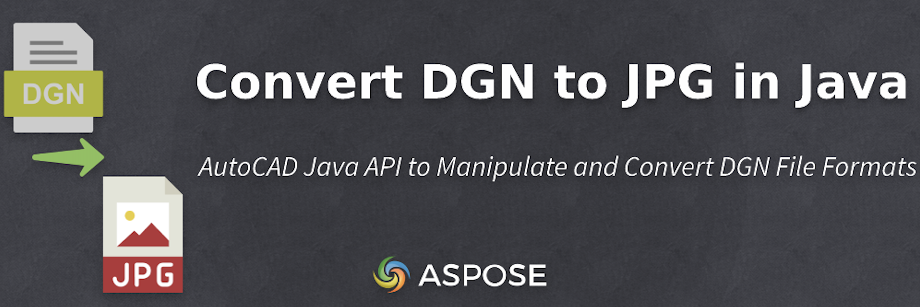 Convert DGN to JPG in Java Programmatically