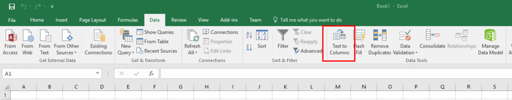 Text to Columns - Excel
