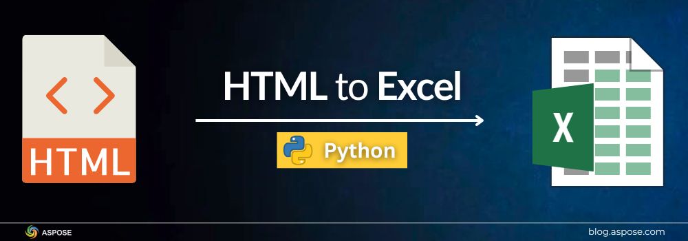 Convert HTML to Excel in Python