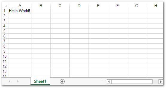 Create Excel Files in C#