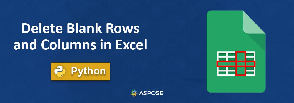 Delete Blank Rows and Columns in Excel using Python