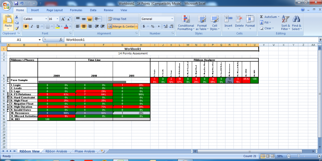 Output report in Microsoft Excel, exported by Aspose