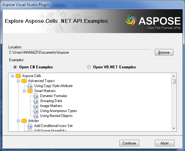 Aspose.Cells for .NET Code Examples in C#