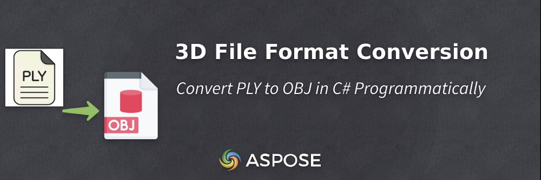 Převod PLY na OBJ v C# pomocí 3D grafického API
