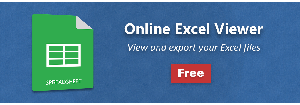 Online Excel Viewer pro zobrazení souborů Excel