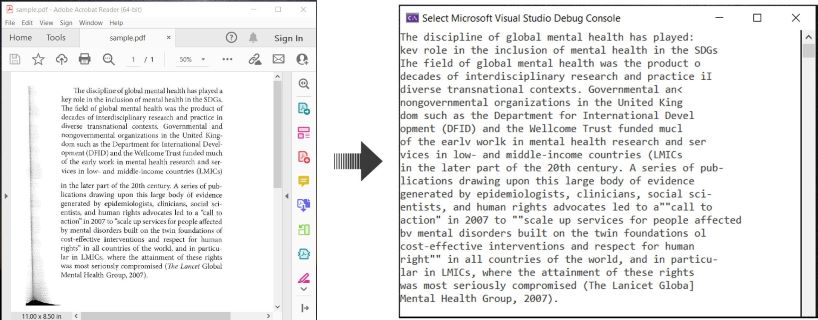 OCR PDF a extrahování textu z PDF v C#