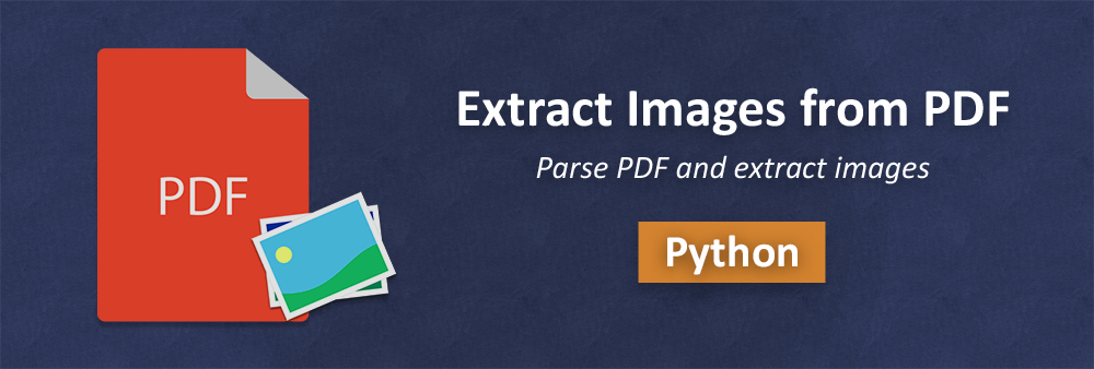 Extrahujte obrázky z PDF Python