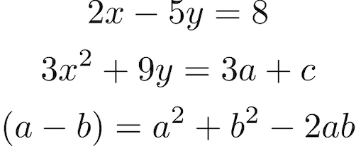 Skupinové a středové rovnice pomocí Java.