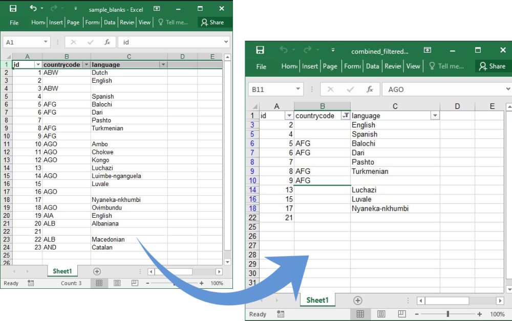 Kombinieren mehrerer Filter in C#