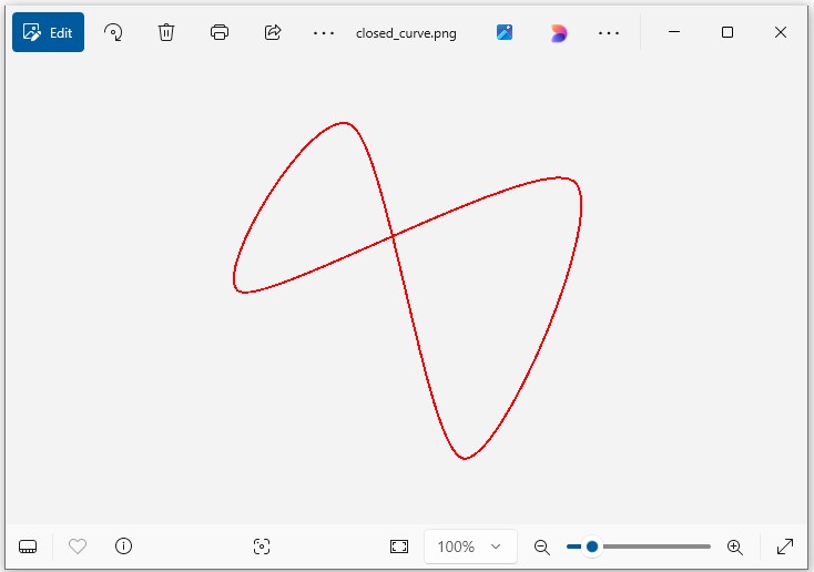 Eine geschlossene Kurve in C# zeichnen