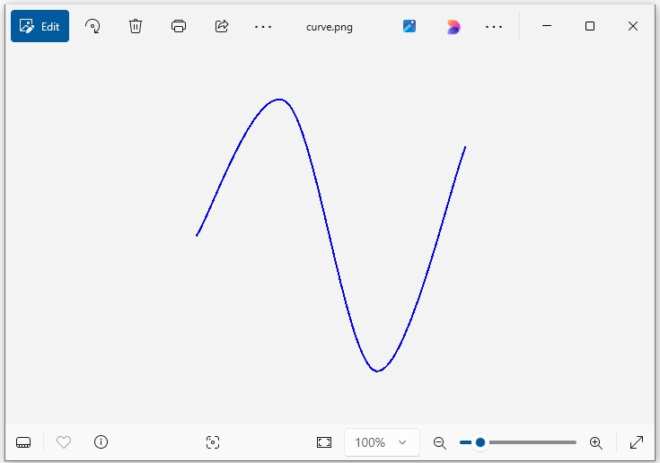 Eine Kurve in C# zeichnen