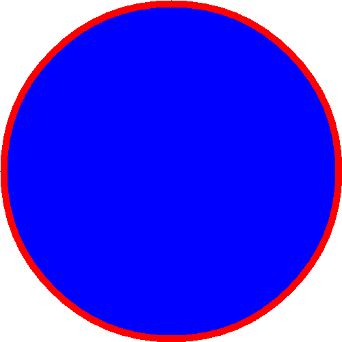 Zeichnen Sie einen Kreis mit einem Rand in C#