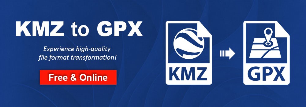 Konvertieren Sie KMZ in GPX Online