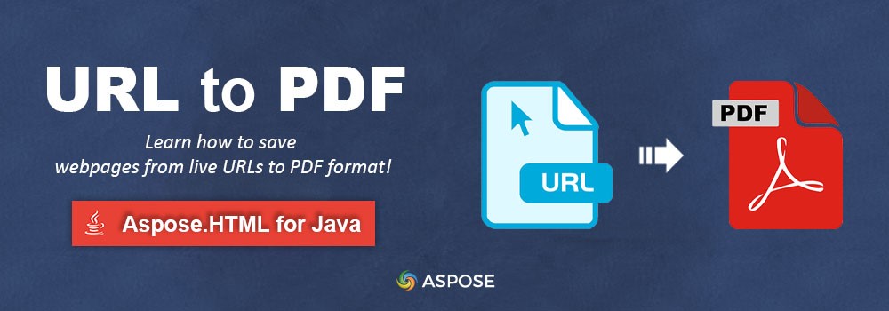 URL in PDF Java konvertieren | URL als PDF herunterladen