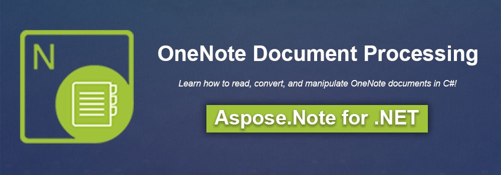 Arbeiten mit OneNote-Dokumenten in C#: Einfach lesen, konvertieren und bearbeiten