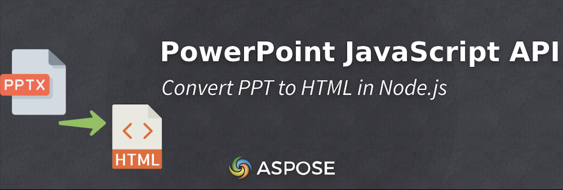 Konvertieren Sie PPT in HTML in Node.js – PowerPoint-JavaScript-API