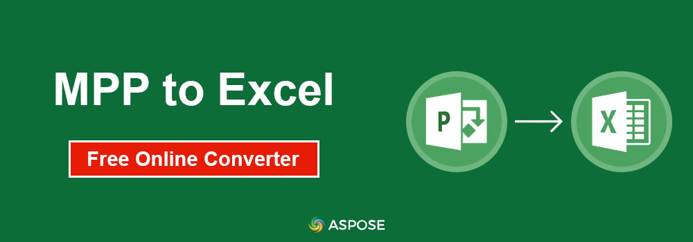 Konvertieren Sie MPP in Excel Online
