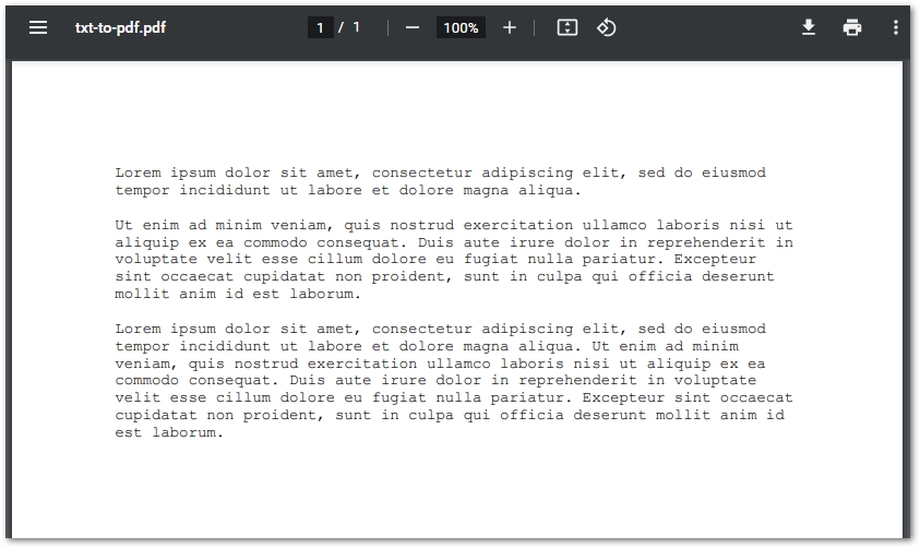 Konvertieren Sie TXT Dateien programmgesteuert mit C# in PDF