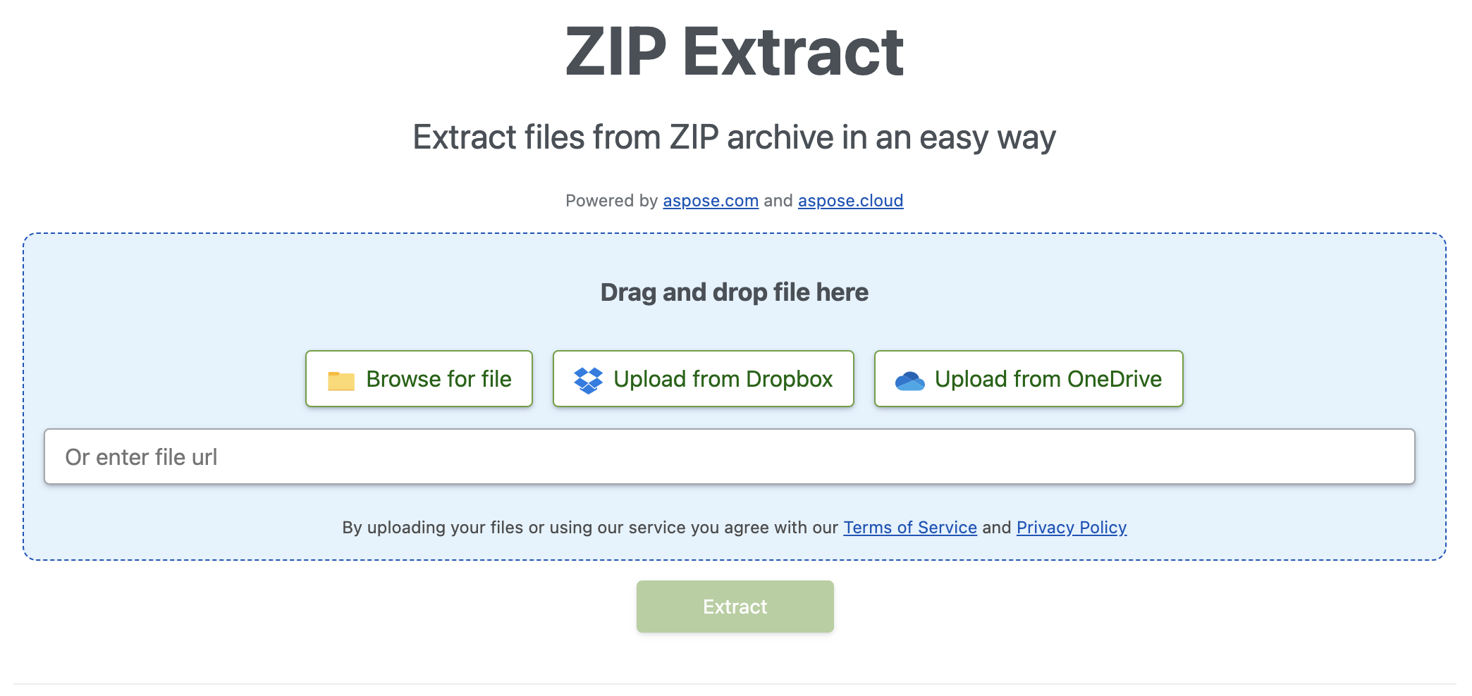  Online-ZIP-Extraktor