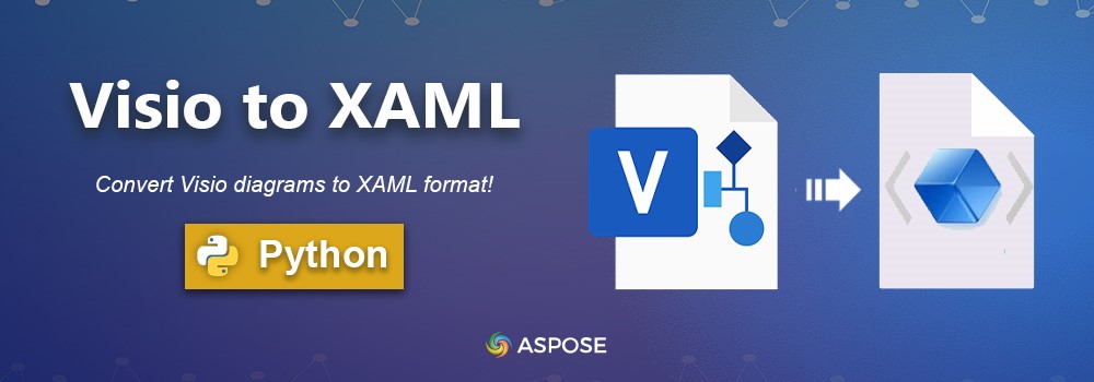 Convert Visio to XAML in Python