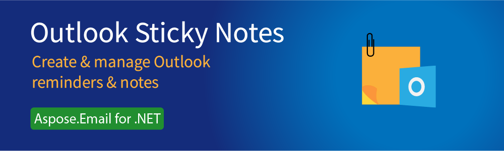 Manage Outlook Sticky Notes in C#