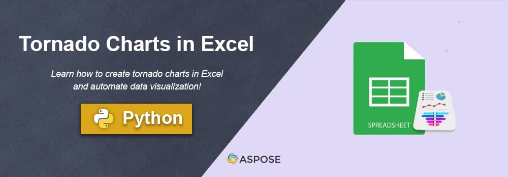 Crear gráficos de tornado en Excel usando Python