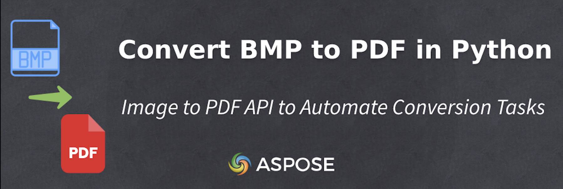 API de Python para Convertir BMP a PDF Programáticamente