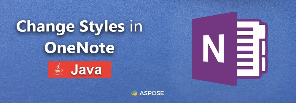 Cambiar estilo de texto en OneNote usando Java | Cambiar estilo de fuente