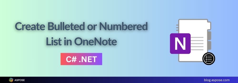 Crea una lista con viñetas o numerada en OneNote